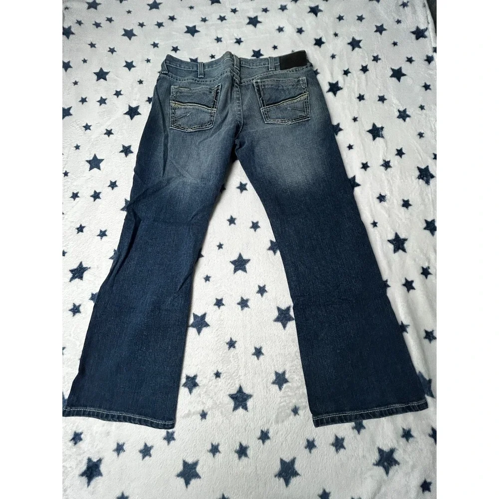 Ariat M7 Rocker Boot Jeans Mens 36x30 Blue Stretch Western Cowboy Denim
